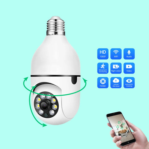 Light Socket Security Camera