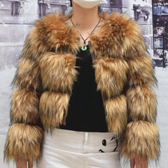 Faux Fur Coat Women's Jacket