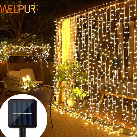 Solar Curtain Light LED