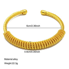 Luxury Dubai Gold Color Bangle