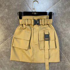 Personality High Waist A Line Pockets Skirts